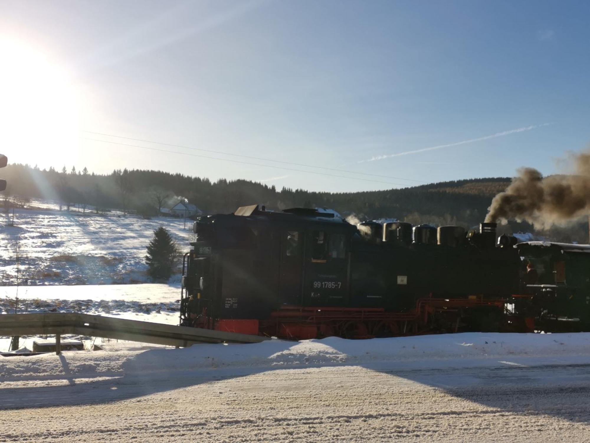 Ferienwohnung Bimmelbahn Blick Oberwiesenthal Exteriér fotografie